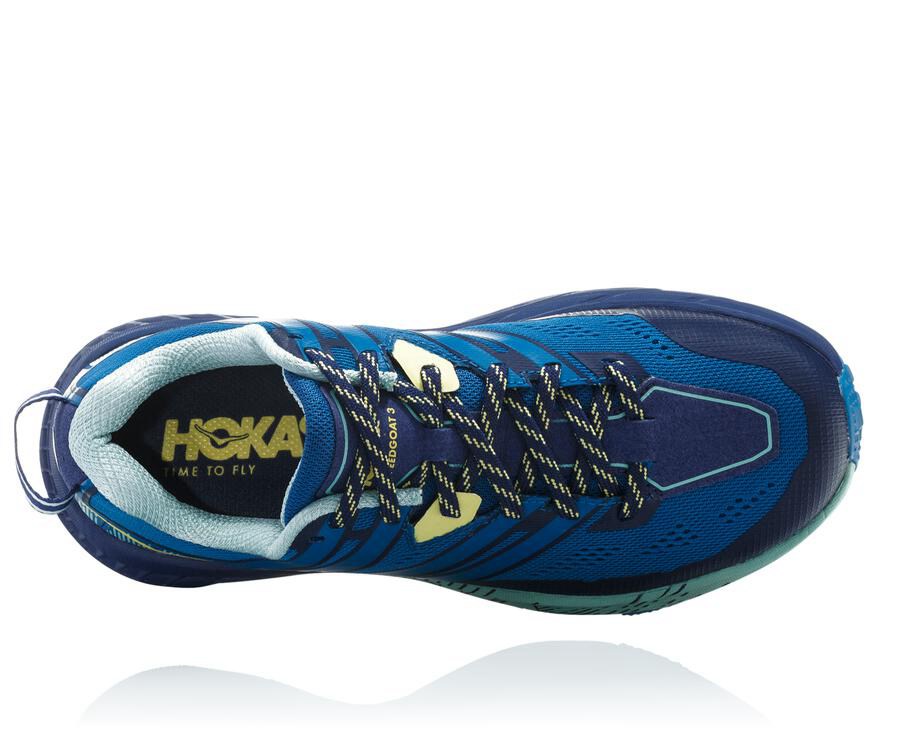 Zapatillas Trail Hoka One One Mujer - Speedgoat 3 - Azules - LEF046581